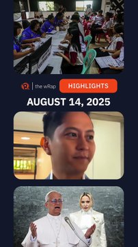 Today's headlines: BSKE polls, Sandro Marcos, Madonna & Pope Leo | The wRap | August 14, 2025