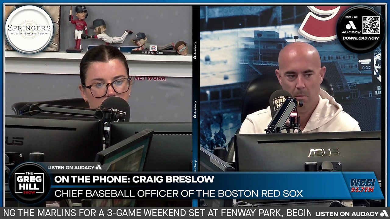 The Greg Hill Show: Craig Breslow says the Red Sox won't be satisfied with just making the playoffs