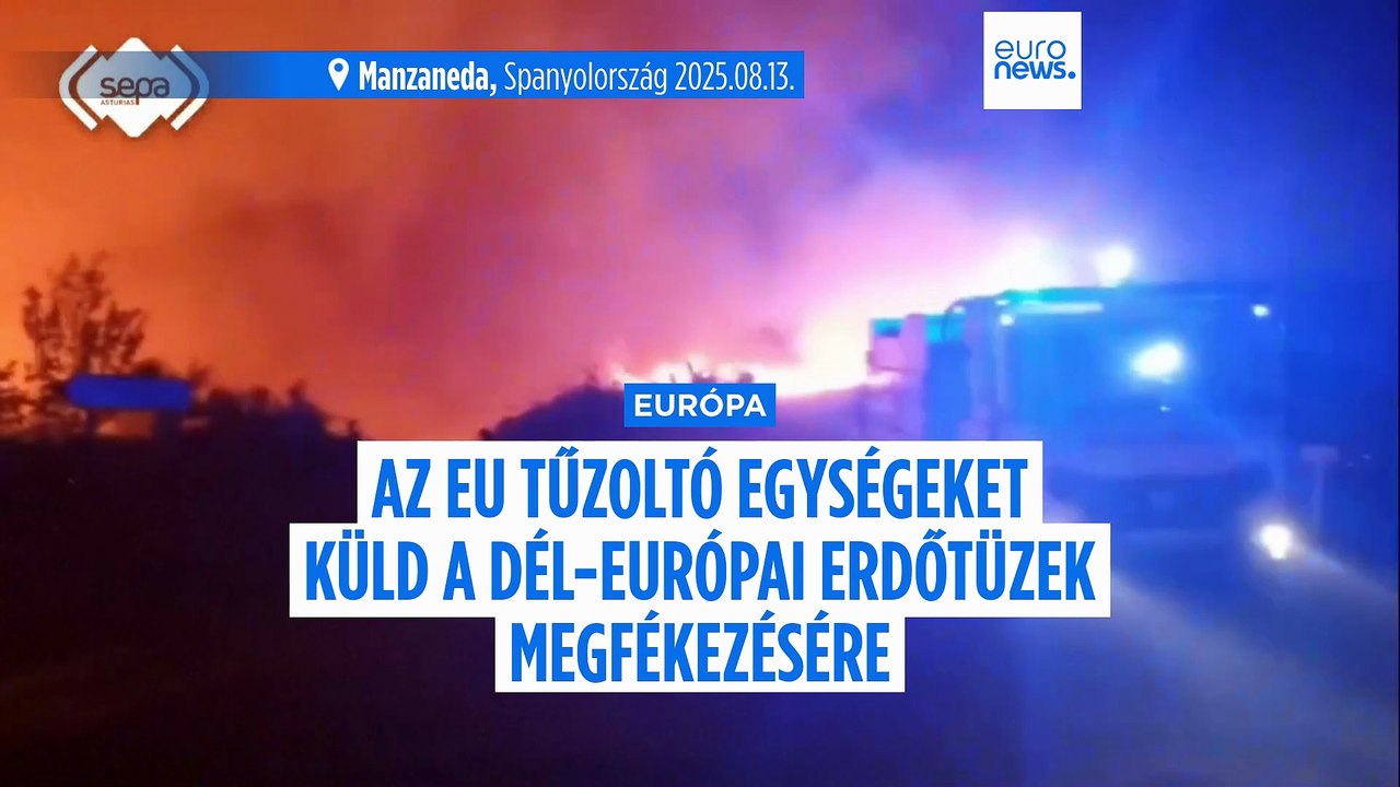 Több ezer embert evakuáltak Spanyolországban, Görögországban és Portugáliában az erdőtüzek miatt