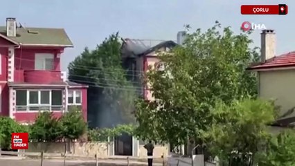 Çorlu'da yangın yerleşim yerlerine sıçradı