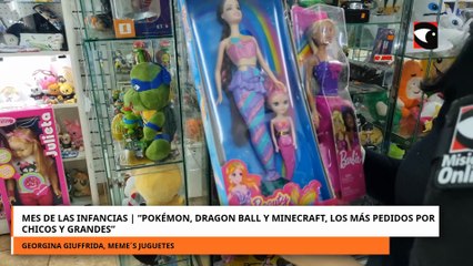 Pokémon, Dragon Ball y Minecraft, los más pedidos por chicos y grandes
