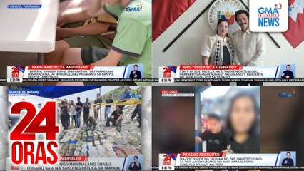 24 Oras: (Part 1) Mapang-abusong ampunan? | Insidente ng marijuana use sa Senado | Nasabat na shabu sa Bataan, atbp.