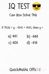 Only High IQ Can Solve 😎