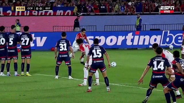 ESTUDIANTES VENCIÓ A CERRO PORTEÑO CON UN PENAL DISCUTIBLE EN LA IDA DE OCTAVOS DE LIBERTADORES - MH SPORTS
