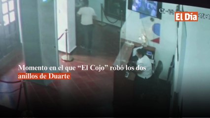 Momento en el que “El Cojo” robó los dos anillos de Duarte