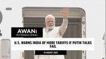 U.S. warns India of more tariffs if Putin talks fail
