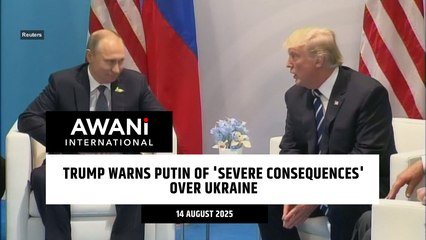 Trump warns Putin of 'severe consequences' over Ukraine
