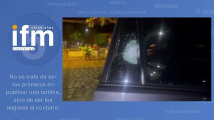Estado del vehículo de Julio Cesar Triana después del atentado