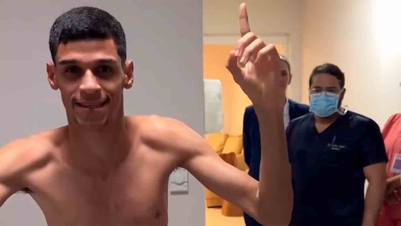 Luva de Pedreiro deixa hospital e comemora com vídeo que está bombando nas redes