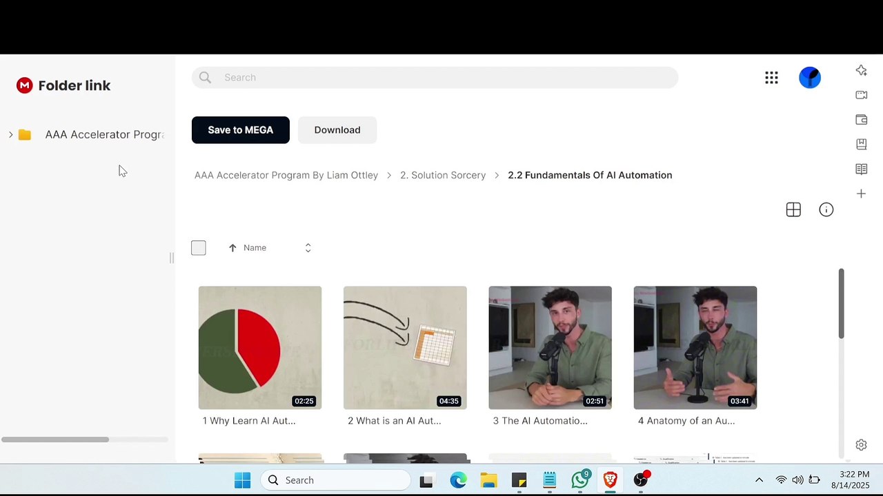 Liam Ottley - AAA Accelerator Program (Check Description) - video ...