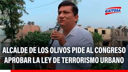 Alcalde de Los Olivos pide al Congreso aprobar la ley de terrorismo urbano tras asesinato de policía: "Debe ponerse en agenda"