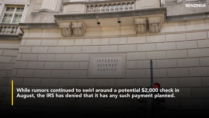 IRS Reportedly Confirms $1,390 Stimulus Checks For Eligible Americans, Rumors Of $2,000 August Payout Debunked — Plans Late Summer Rollout