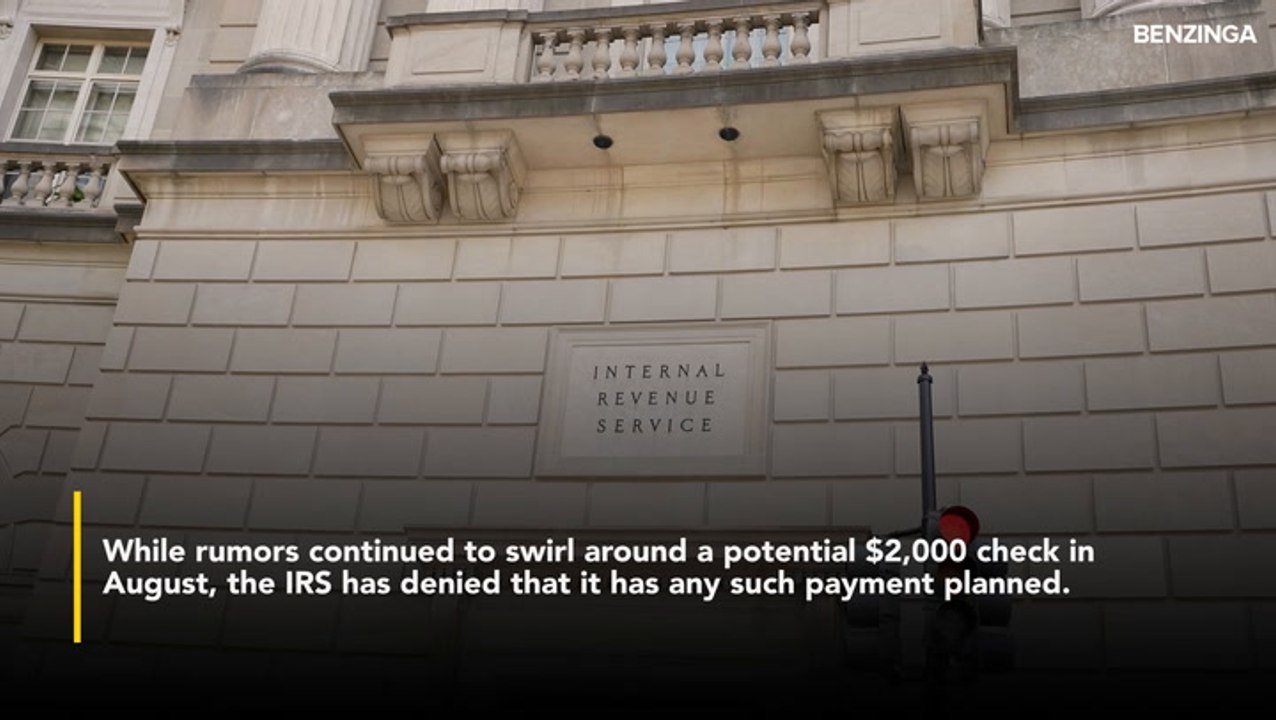 IRS Reportedly Confirms $1,390 Stimulus Checks For Eligible Americans, Rumors Of $2,000 August Payout Debunked — Plans Late Summer Rollout