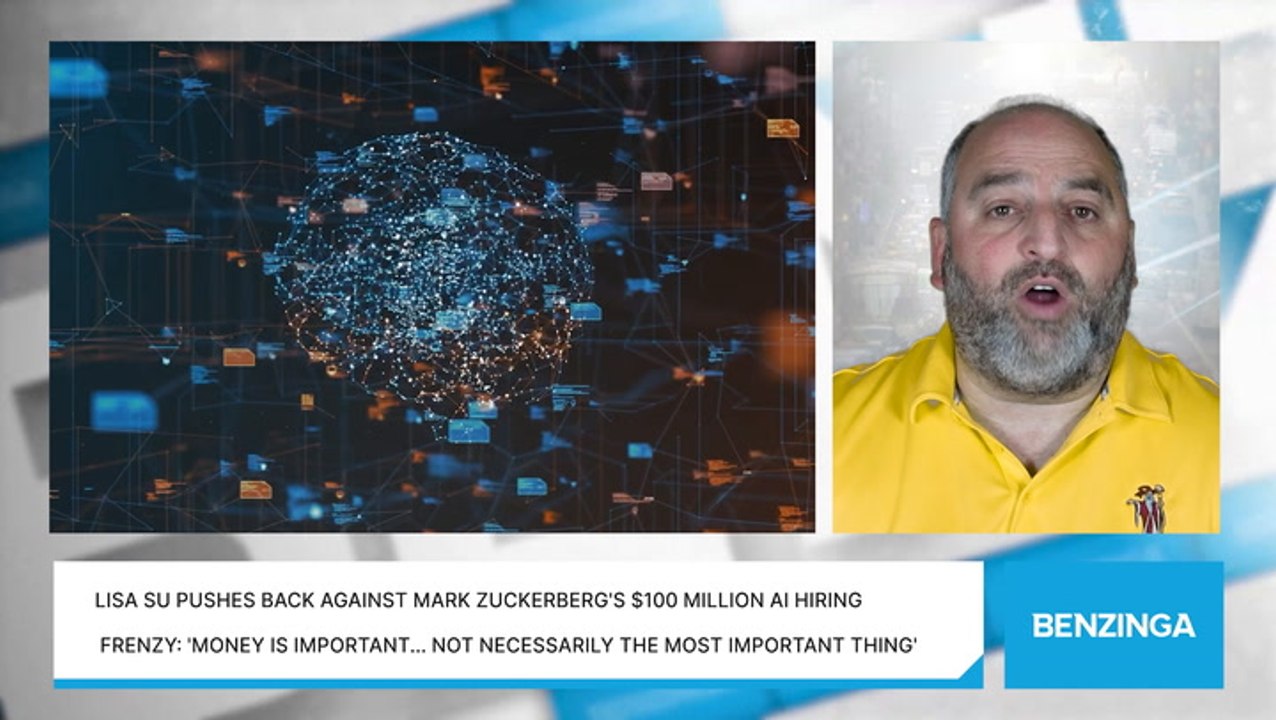 Lisa Su Pushes Back Against Mark Zuckerberg's $100 Million AI Hiring Frenzy: 'Money is important... Not Necessarily The Most Important Thing'