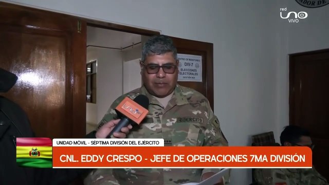 Ejército despliega unidades para garantizar seguridad en recintos electorales de Cochabamba