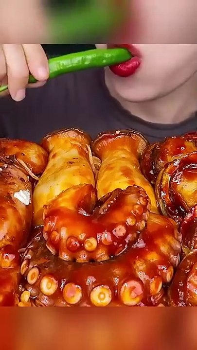 ASMR MUKBANG_ Spicy FLEX Seafood Boil Octopus, Squid, Abalone, Shrimp Recipe Cooking&Eating Mukbang (1)