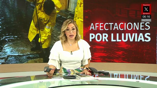 Lluvias en Valle de México provocan caída de árboles y espectacular; no se reportan heridos