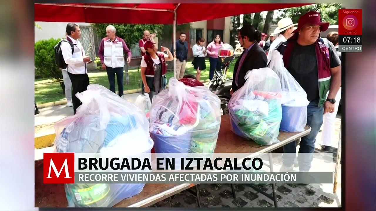 Familias de Iztacalco recibirán respaldo tras lluvias, asegura Clara Brugada