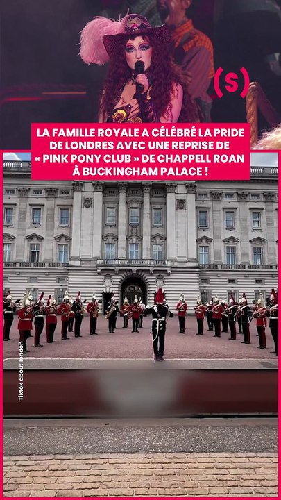 On monte le son pour écouter cette reprise de Pink Pony Club par la fanfare des Coldstream Guards 😍