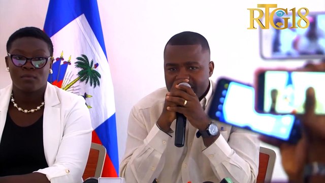 Me. Caleb Jean-Baptiste prezante yon pwopozisyon sòti kriz.