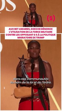 En acceptant le trophée de la meilleure artiste hip-hop féminine aux BET Awards hier soir, la rappeu