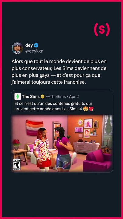 Le célèbre jeu de simulation Les Sims propose désormais toute une série d’objets inspirés par les co