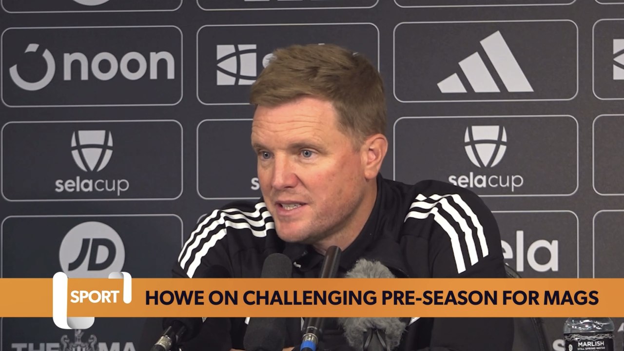 Eddie Howe remarks on challenging pre-season for Newcastle United amidst Alexander Isak saga