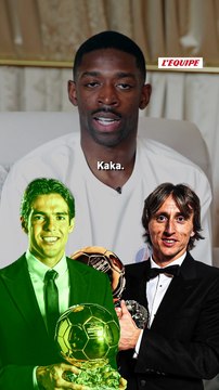Messi, Ronaldo, Zidane... Ousmane Dembélé choisit le plus grand Ballon d'Or de tous les temps - Foot - Entretien