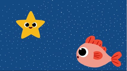Twinkle Twinkle Little Star | Nursey Rhymes | Bubbles the little fish