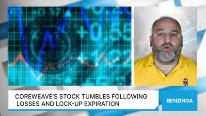 CoreWeave’s Stock Tumbles Following Losses And Lock-Up Expiration