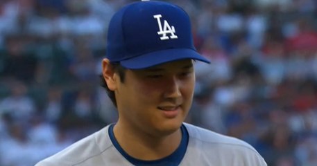 Shohei Ohtani recetó par de veces a Mike Trout