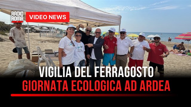 Ardea, giornata ecologica in spiaggia alla vigilia del Ferragosto