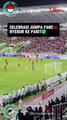 ¡De la gloria al susto! Futbolista sub-17 celebra un gol y termina cayendo en una zanja de 3 metros (Video)