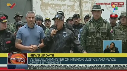 Diosdado Cabello: “Justice will be brought to all those involved in seeking to destroy Venezuela”