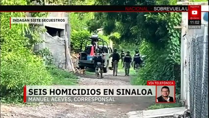 Sinaloa registra seis homicidios y siete denuncias por desaparición en un solo día