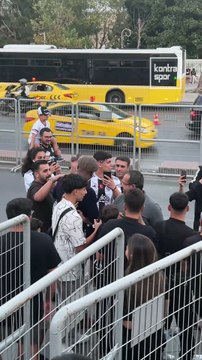 Pascal Nouma Beşiktaş-St. Patrick's maçı için Dolmabahçe'de