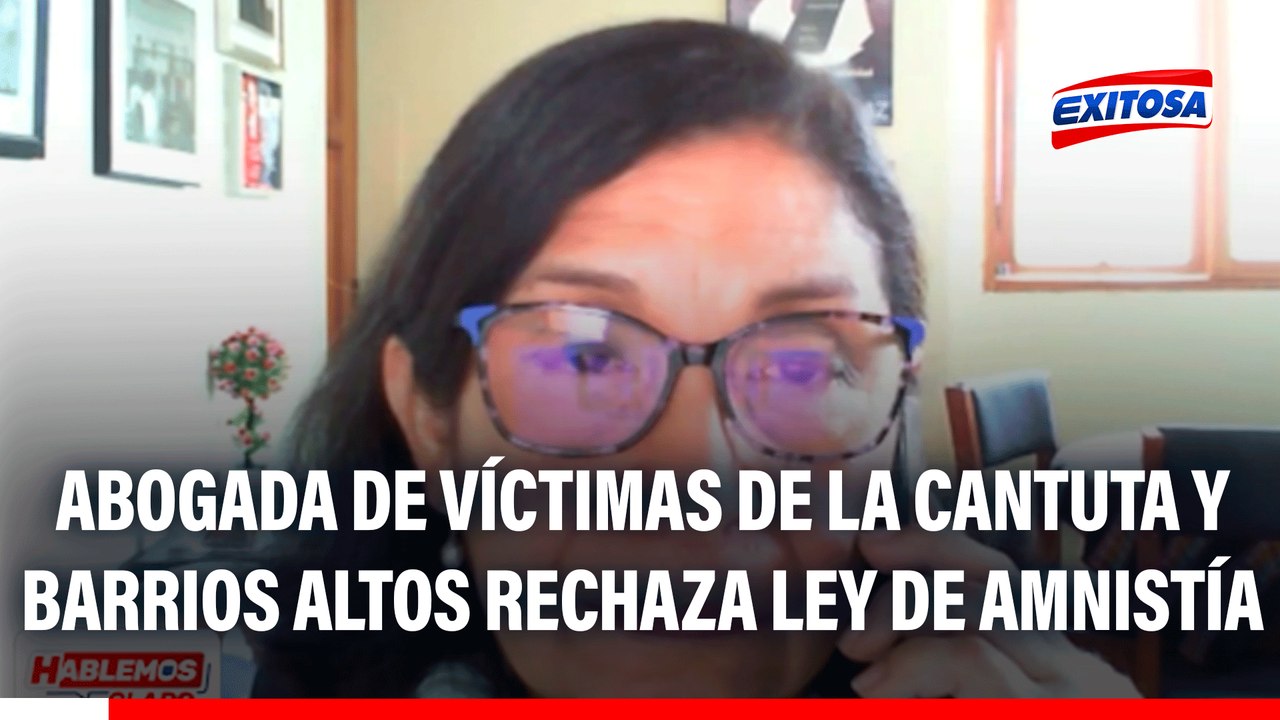 Abogada de víctimas de La Cantuta y Barrios Altos rechaza ley de amnistía: "Han dado libertad e impunidad"
