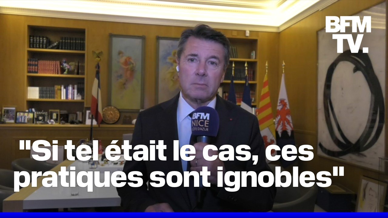 Christian Estrosi, maire de Nice, réagit aux soupçons de "fichage illégal" visant Éric Ciotti