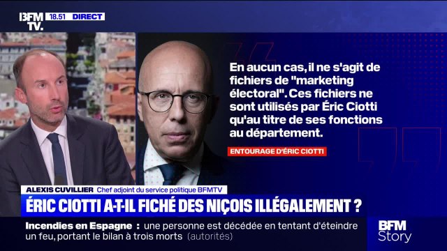 Story 4 : À Nice, Éric Ciotti soupçonné de fichage illégal - 14/08