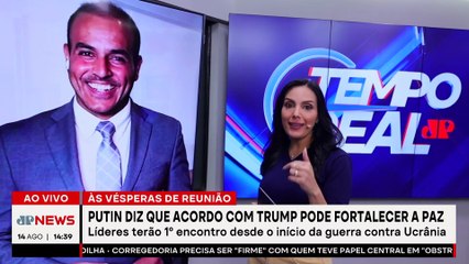 Putin vê reunião com Trump como chance para paz mundial | TEMPO REAL