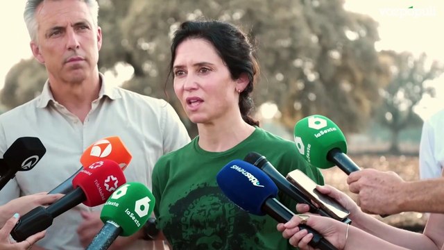 Ayuso, en su visita a Tres Cantos tras el incendio: Esperamos que el Gobierno nos ayude