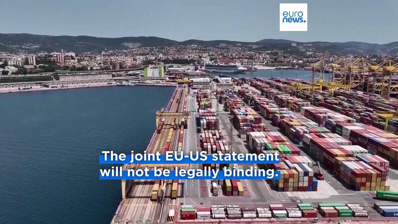 EU and US closer to finalising trade deal text as Washington sends back suggestions