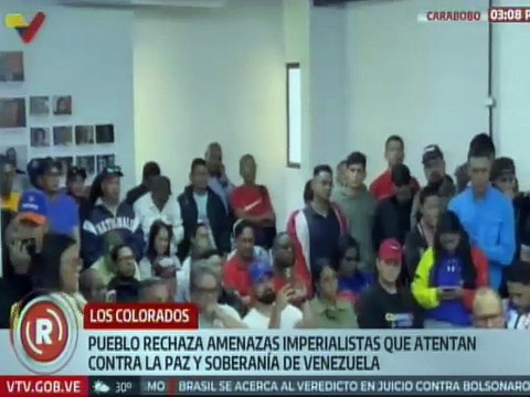 Pueblo de Carabobo rechaza las amenazas imperialistas contra la soberanía de Venezuela