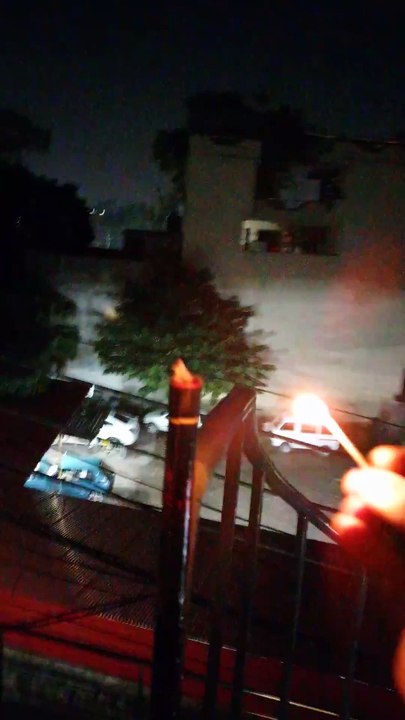 From the roof