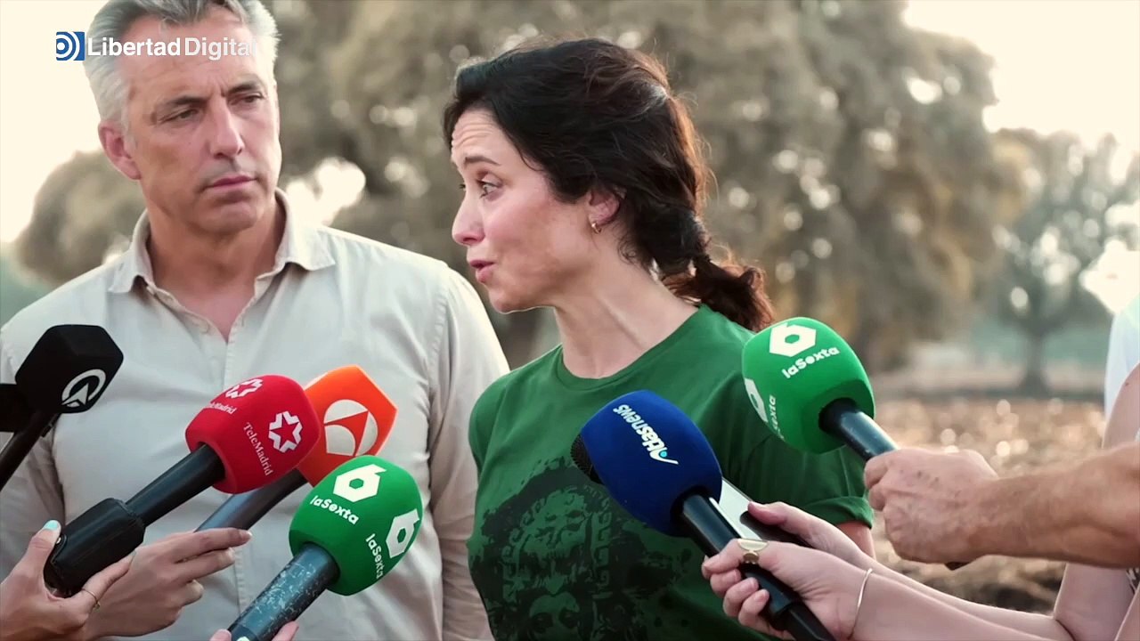 Díaz Ayuso desde Tres Cantos: "Hablamos mucho del ecologismo, pero los incendios se apagan durante todo el año"