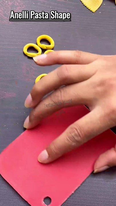 Easy Anelli Pasta Shape  https://youtu.be/-s520Mdno1I?si=V2XCEs4-RllDgPEu #tastemadeworld #trending #pastashape #anelli #anellipasta #pasta #Shorts