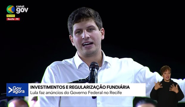 Eu sou um soldado do senhor , diz João Campos durante visita de Lula ao Recife