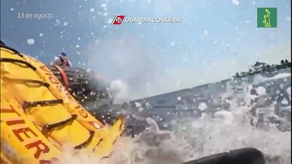 Continúa la búsqueda de migrantes desaparecidos frente a la isla italiana de Lampedusa