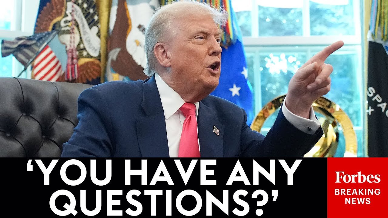 Trump Takes Reporters' Questions Hours Before Crucial Summit With Putin In Alaska