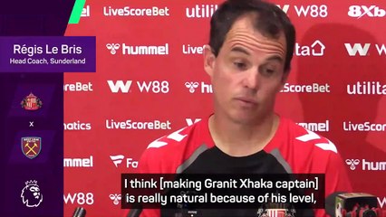 Xhaka the 'natural' fit for Sunderland captaincy